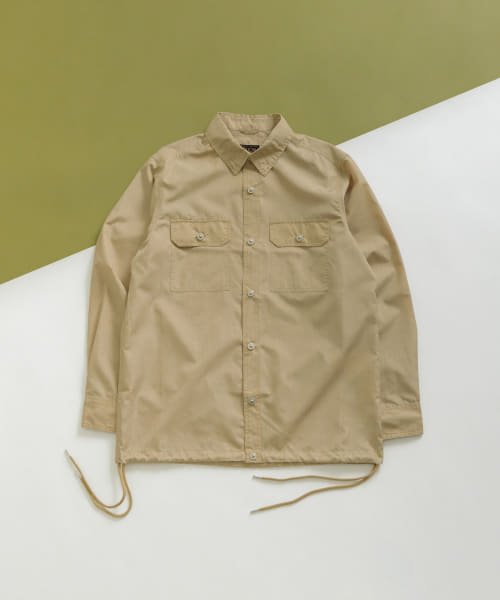 ITEMS URBANRESEARCH(アイテムズアーバンリサーチ（メンズ）)/TAION　Military Long Sleeve Shirts/CREAM