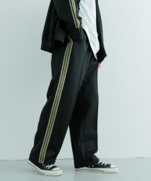 ITEMS URBANRESEARCH(アイテムズアーバンリサーチ（メンズ）)/ddp　Line Track Wide Pants/BLK