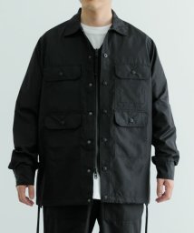 ITEMS URBANRESEARCH(アイテムズアーバンリサーチ（メンズ）)/TAION　Military Mackinaw Shirts Jacket/BLK