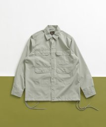 ITEMS URBANRESEARCH(アイテムズアーバンリサーチ（メンズ）)/TAION　Military Mackinaw Shirts Jacket/D.SAGEGRN