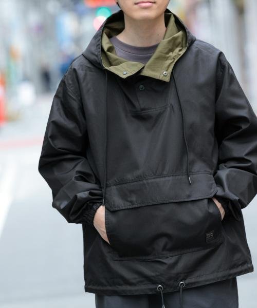 ITEMS URBANRESEARCH(アイテムズアーバンリサーチ（メンズ）)/TAION　Military Reversible Anorak/BLK