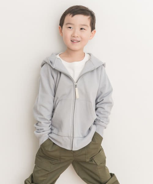 URBAN RESEARCH DOORS（Kids）(アーバンリサーチドアーズ（キッズ）)/裏毛ジップパーカー(KIDS)/BLUE