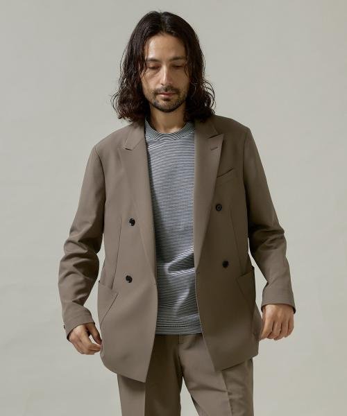 URBAN RESEARCH DOORS(アーバンリサーチドアーズ)/『イージーケア』LIFE STYLE TAILOR　4WAYストレッチコンフォータブル Wジャケット/MOCHA