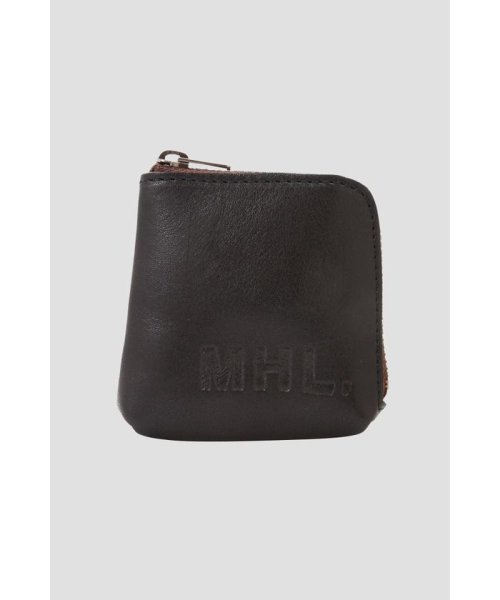 MHL.(エムエイチエル)/BASIC LEATHER/BLACK