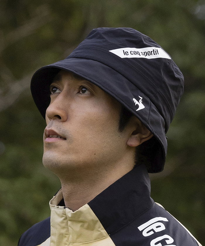 lecoqsportifgolf レインハット ブラック F lecoqsportifgolf レインハット ブラック F