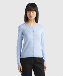 BENETTON (women)/コットン100％無地クルーネック長袖カーディガン/505895389