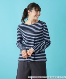 Leilian PLUS HOUSE/ボーダーインナー【Le minor×Leilianコラボレーション企画】/505909174