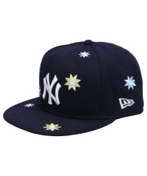 NEW ERA(ニューエラ)/ ニューエラ NEW ERA キャップ 帽子 ドジャース ヤンキース アスレチックス メンズ レディース 59FIFTY MLB Flower Embroide/ネイビー