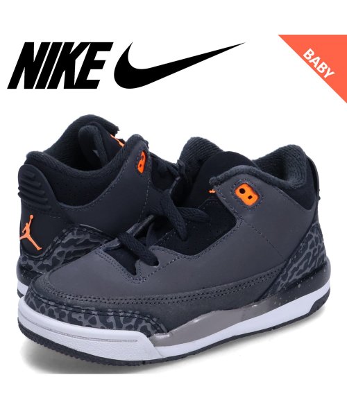 NIKE(ナイキ)/ NIKE JORDAN 3 RETRO TD ナイキ ジョーダン3 レトロ スニーカー ベビー キッズ ブラック 黒 DM0968－080/その他