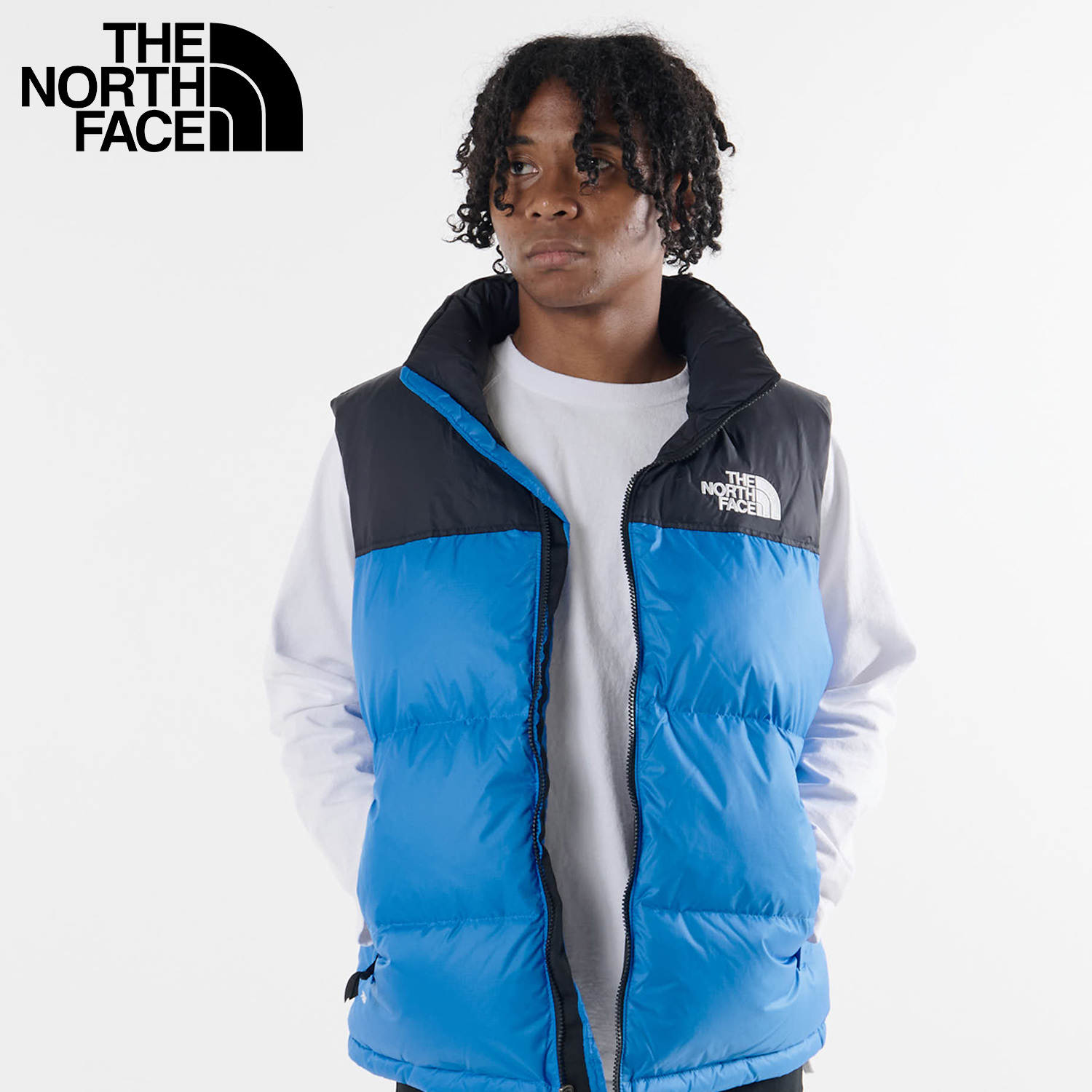 THE NORTH FACE ダウンベスト XS 700フィルパワー 青 THE NORTH FACE