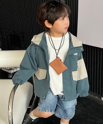 aimoha(aimoha（アイモハ）)/【aimoha－KIDS－】子供服　マウンテンパーカージャケット/ブルー