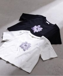 PROPORTION BODY DRESSING/ショート丈フラワーフォトTシャツ/505914584