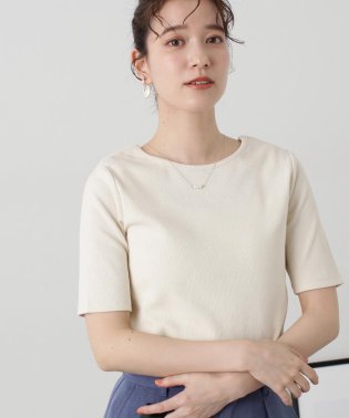 N Natural Beauty Basic/テレコハーフスリーブＴシャツ/505914603