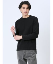 TAKA-Q/ロゴ切替 クルーネック長袖Tシャツ メンズ Tシャツ カットソー カジュアル インナー ビジネス ギフト プレゼント/505914691