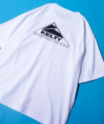 GLOSTER(GLOSTER)/【限定展開】【KELTY×GLOSTER】別注  ケルティワンポイントワッペン バックプリントTシャツ/ホワイト