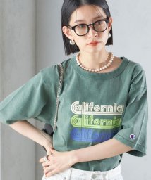 SHIPS WOMEN(シップス　ウィメン)/【SHIPS別注】Champion:プリント TEE 24SS ◇/グリーン