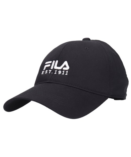 FILA（Hat）(フィラ（ボウシ）)/FLM  TC×REPREVE CAP/ブラック