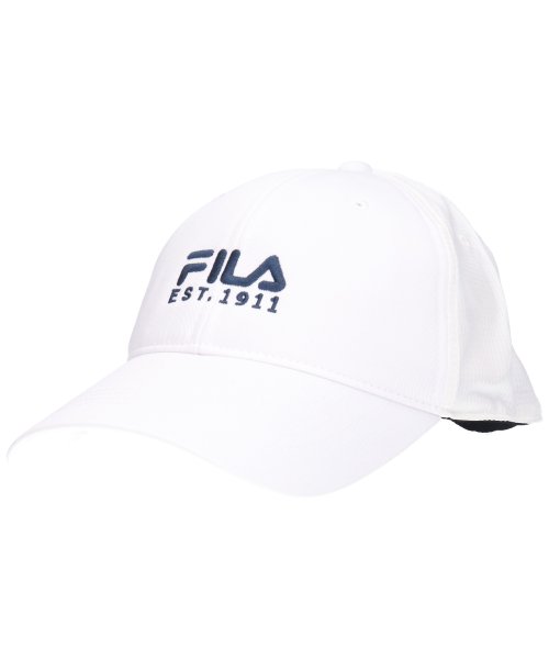 FILA（Hat）(フィラ（ボウシ）)/FLM  TC×REPREVE CAP/ホワイト