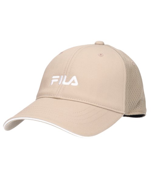 FILA（Hat）(フィラ（ボウシ）)/FLM TC×L ME STRETCH FIT CAP/ベージュ