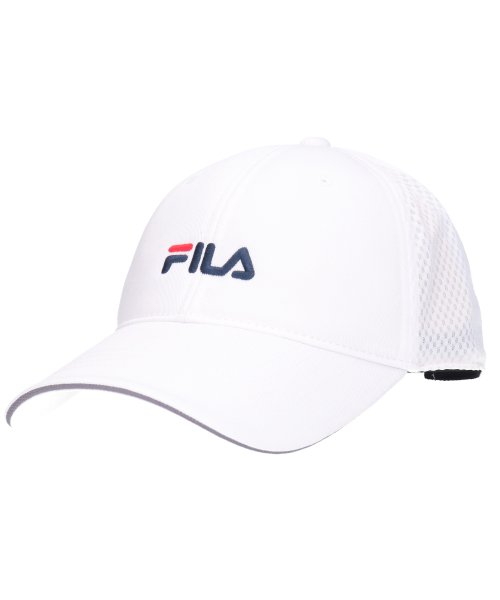 FILA（Hat）(フィラ（ボウシ）)/FLM TC×L ME STRETCH FIT CAP/ホワイト