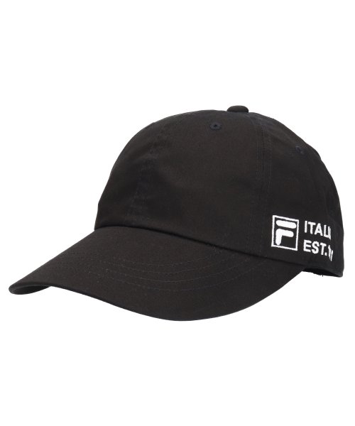 FILA（Hat）(フィラ（ボウシ）)/FLW 花粉対策 WIDE BRIM 6P CAP/ブラック