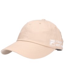 FILA（Hat）(フィラ（ボウシ）)/FLW 花粉対策 WIDE BRIM 6P CAP/ベージュ