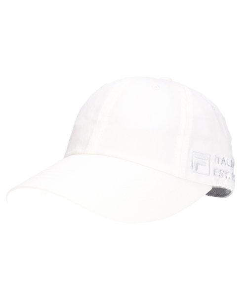 FILA（Hat）(フィラ（ボウシ）)/FLW 花粉対策 WIDE BRIM 6P CAP/ホワイト