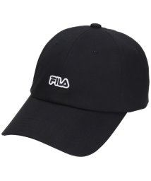 FILA（Hat）(フィラ（ボウシ）)/FLW FELT LOGO 6P CAP/ブラック