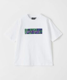 green label relaxing （Kids）(グリーンレーベルリラクシング（キッズ）)/【別注】＜WILD THINGS＞ボックスロゴ Tシャツ 140－160cm/WHITE