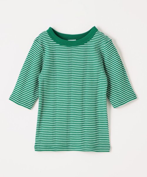 green label relaxing （Kids）(グリーンレーベルリラクシング（キッズ）)/【別注】＜Robert P. Miller＞5分袖 Tシャツ 140－150cm/KELLY