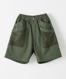 green label relaxing （Kids）/【別注】＜WILD THINGS＞ギャザーリング ショートパンツ 140－160cm/505916029