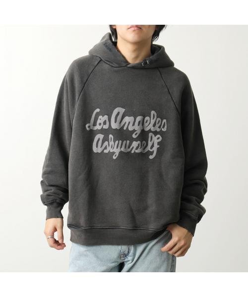 askyurself(アスクユアセルフ)/ASKYURSELF パーカー OFF FIELD REPAIRED HOODIE/グレー