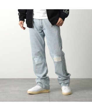 askyurself/ASKYURSELF ジーンズ PHRASE VINTAGE PATCHED DENIM/505916500