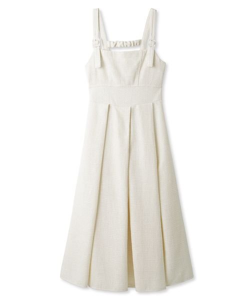 【限定サイズ】ツイードフレアジャンパースカート 予めご了承ください