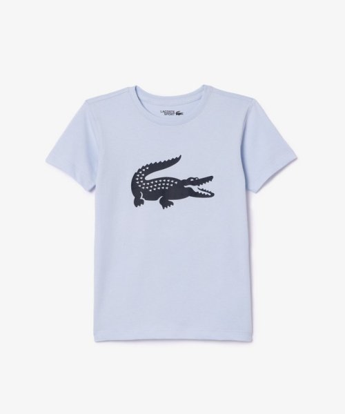 LACOSTE KIDS(ラコステ　キッズ)/ウルトラドライクロックプリント　キッズTシャツ/アクア