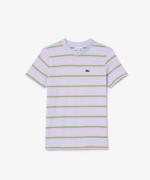 LACOSTE KIDS(ラコステ　キッズ)/BOYS ボーダーTシャツ/ライトブルー