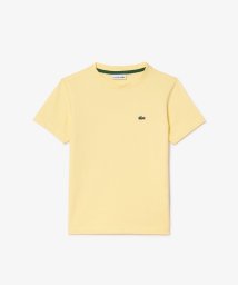 LACOSTE KIDS(ラコステ　キッズ)/JUNIORベーシックワニロゴパッチTシャツ/イエロー