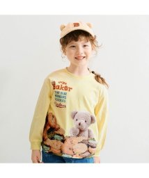 apres les cours(アプレレクール)/OVGO BAKER×tiny bear 4柄Tシャツ/イエロー