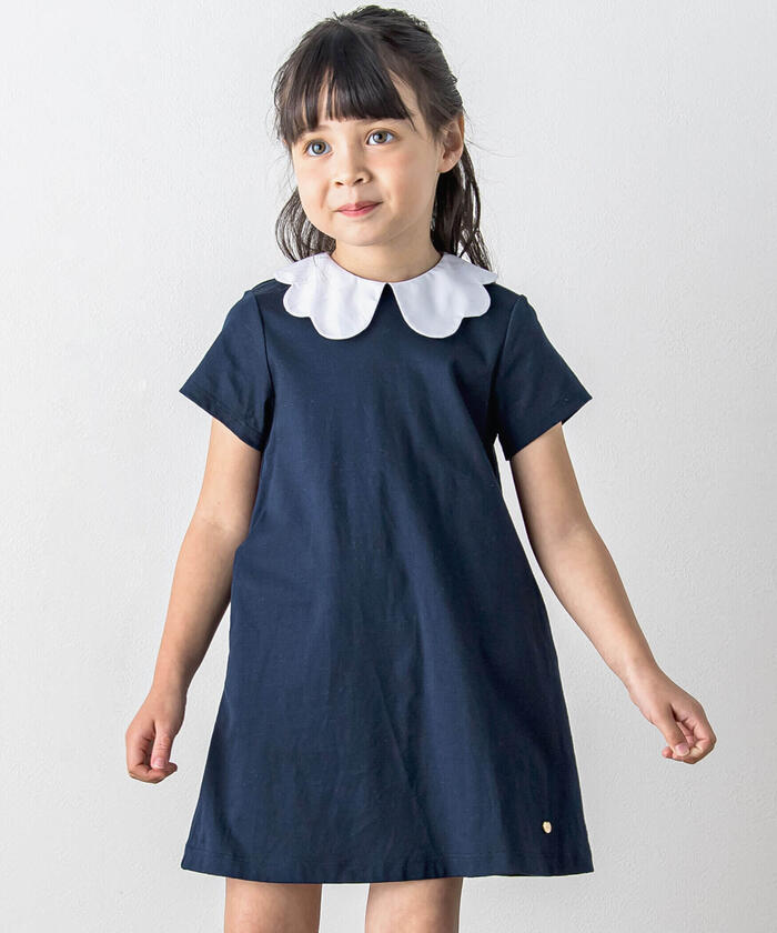 襟付きロンパース タルティーヌエショコラ ねい
