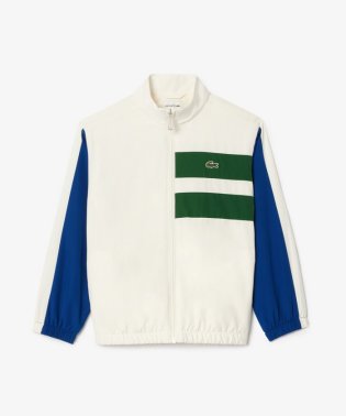 LACOSTE KIDS/アシンメトリーパネルボーダートラックジャケット/505916647