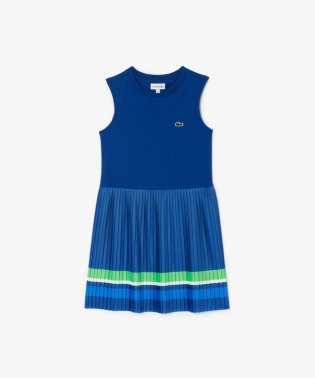 LACOSTE KIDS/ボーダースカートノースリーブテニスドレス/505916649