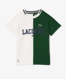 LACOSTESPORTS KIDS(ラコステスポーツ　キッズ)/『ダニール・メドベージェフ』キッズアシンメトリーカラーブロックTシャツ/グリーン