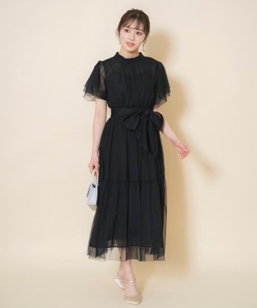 チュールティアードドレス チュールティアードドレス J1533071582(11655円)