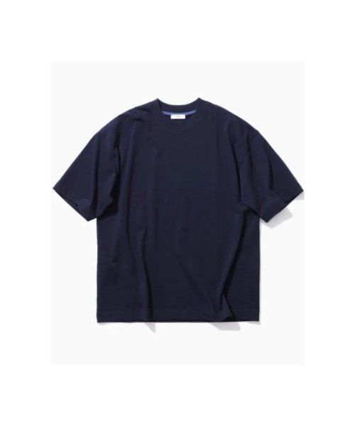 B'2nd(ビーセカンド)/ATON (エイトン)FRESCA URAKE / CREWNECK T－SHIRT/ネイビー