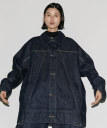 RoyalFlash/UN3D./アンスリード/BIG DETAIL DENIM CT/ビッグディテールデニムコート/505917115