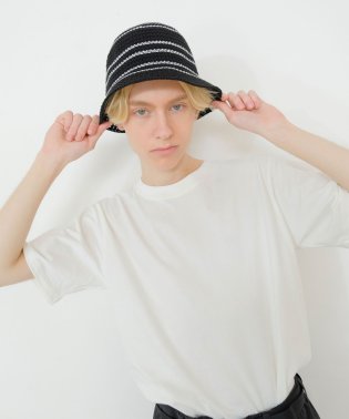 FRUIT OF THE LOOM/FRUIT OF THE LOOM LINE KNIT BUCKET HAT / バケットハット 旅行 お出かけ 夏 /505194334