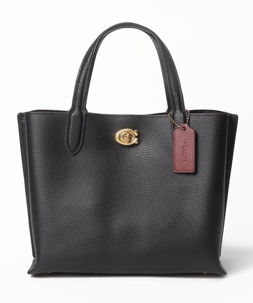 COACH(コーチ)/【COACH】コーチ ウィロウ トート 24  2way C8869/ブラック