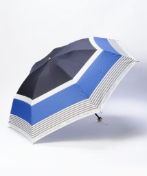 POLO RALPH LAUREN(umbrella)(ポロラルフローレン（傘）)/折りたたみ傘　カラーボーダー/ネイビーブルー