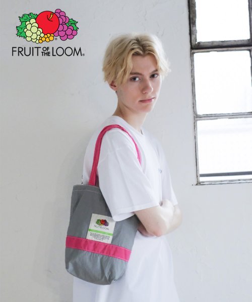 FRUIT OF THE LOOM(フルーツオブザルーム)/FRUIT OF THE LOOM NYLON TOTEBAG M/M･ｸﾞﾚｰ