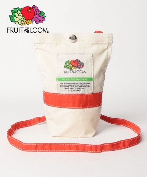 FRUIT OF THE LOOM(フルーツオブザルーム)/FRUIT OF THE LOOM/フルーツオブザルーム　NYLON SHOULDERBAG Ssize / ミニバッグ ショルダー コンパクト ナイロン /アイボリー